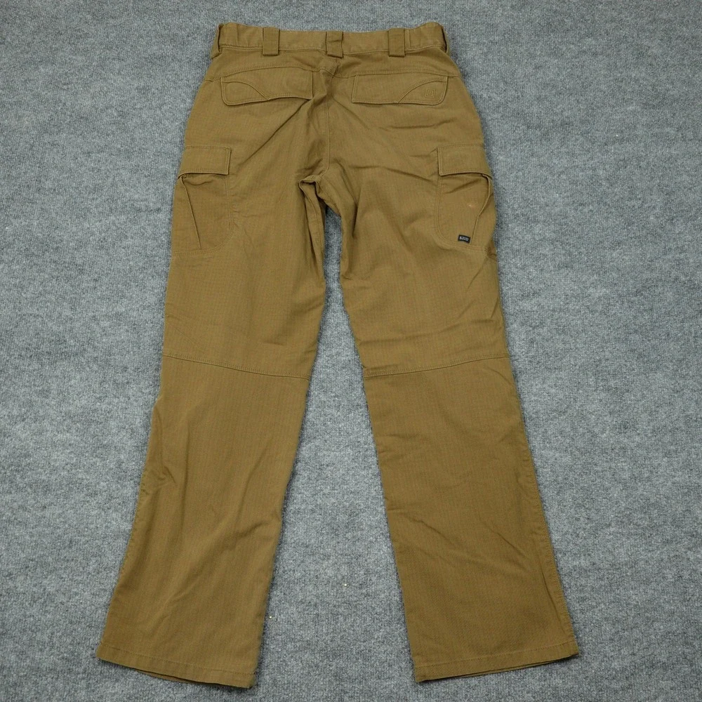 5.11 Tactical Pants Mens 34x32 Brown Stryke Flex-Tac Ripstop Cargo Workwear